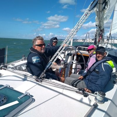 Sailing Past Beachy Head and Seven Sisters